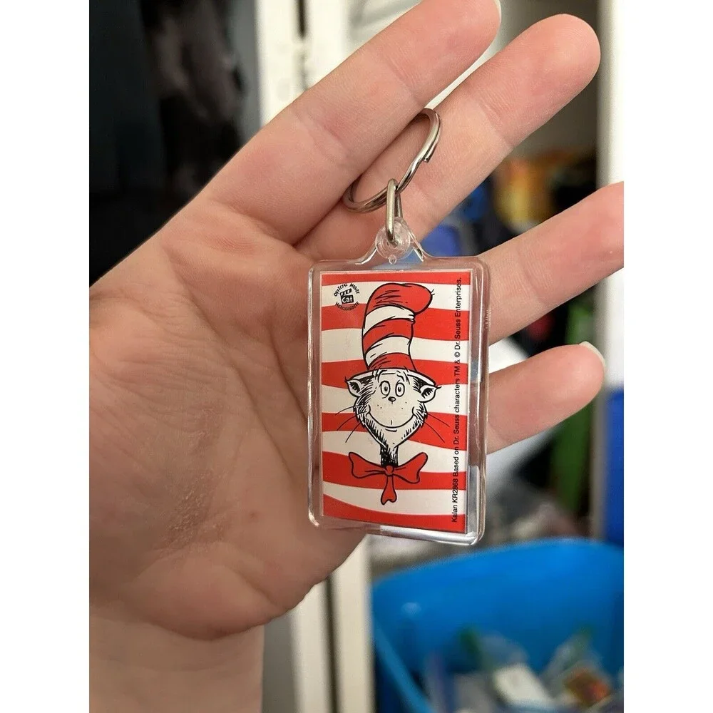 Official Movie Merch Cat In The Hat 2000s Keychain